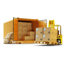 Movers loading goods into a truck