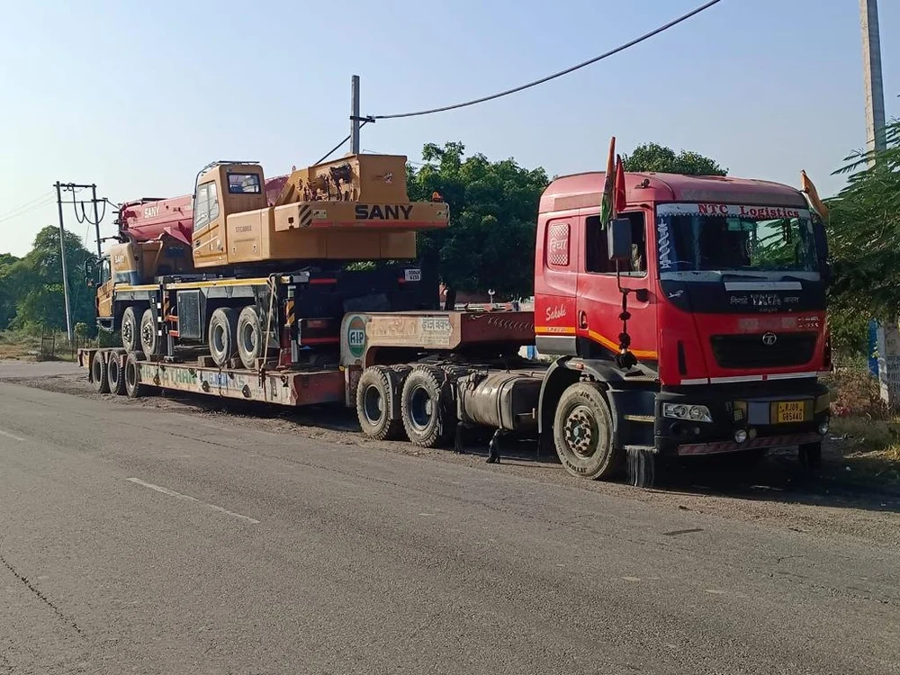 Crane Transportation Durgapur to Bahadurgah